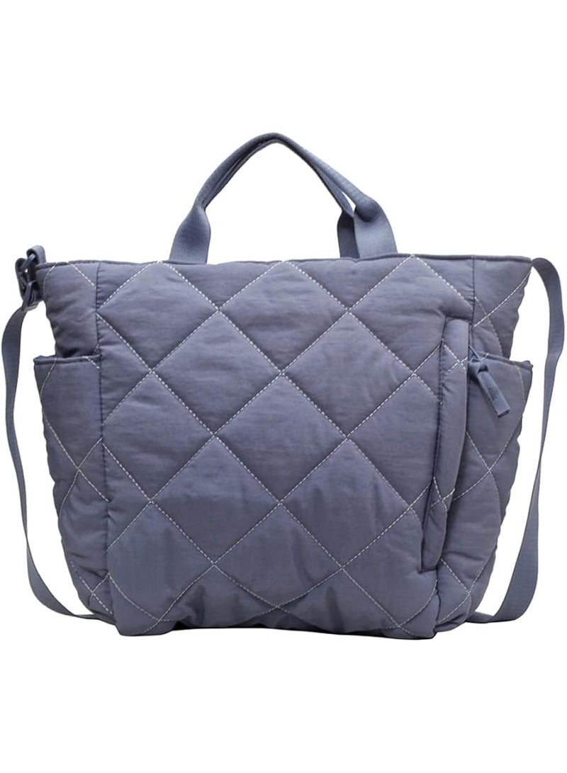 Tote Bag Canvas Waterproof-Crossbody & Shoulder Bag Multi Pockets & Functional Bag - Perfect For Shopping, Travel, Work,College, Students & Everyday Use. - Image 1